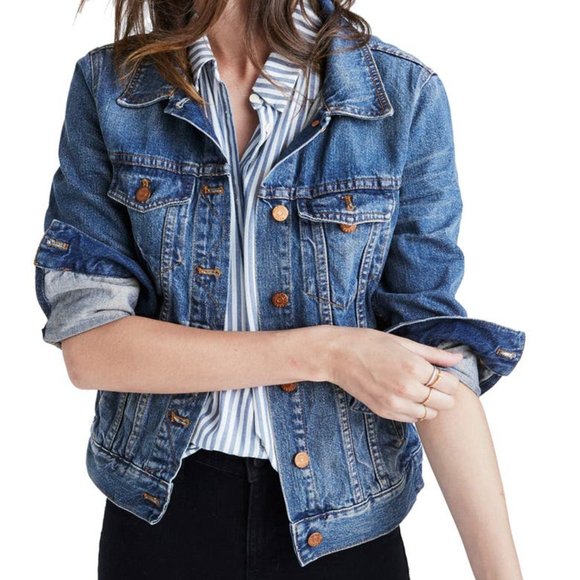 MADEWELL Classic Women's Jean Jacket - Size M